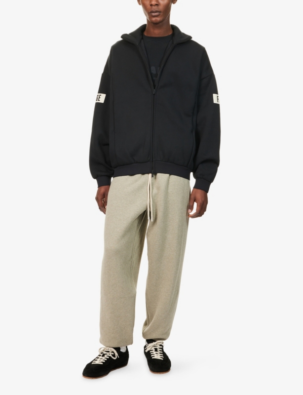 F26 Zip-UP Cotton-Blend Track Jacket