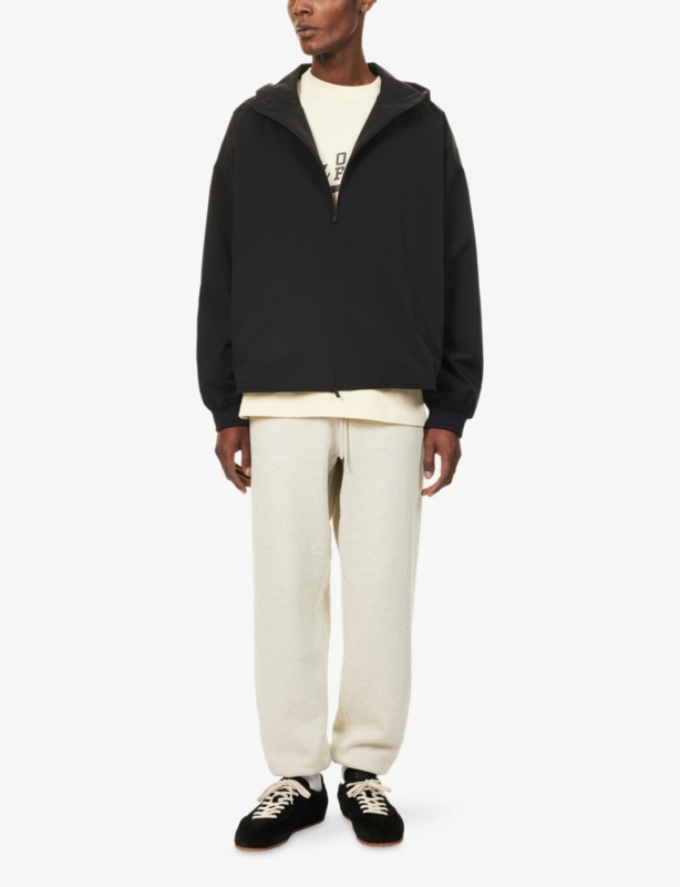 Logo-Print Hooded Soft-Shell Anorak