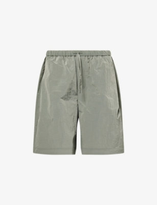 Seventh Mens Tea Ofuanto Check Swim Shorts Xl In Brown