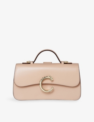 Cartier Womens Beige Panthère De  Nano Leather Top-handle Bag In Sand