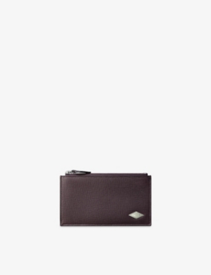 Cartier Womens Brown Losange De  Zipped Leather Card Holder