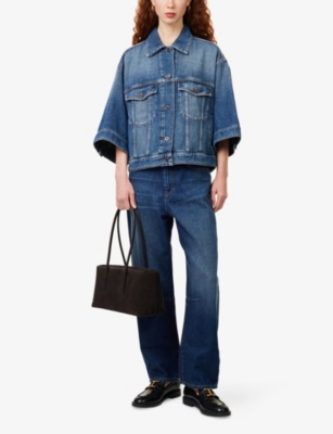 WEEKEND MAX MARA: Short-Sleeve Denim Jacket