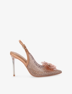 Carvela Womens Bronze Positano Flower Vinyl Courts Eur 38/5 Uk In Multi