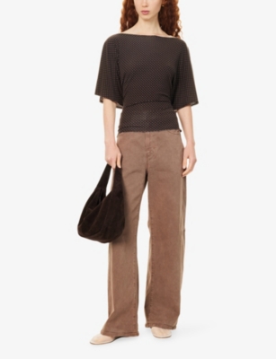 PAIGE: Arellia Barrel-Leg Denim Jeans