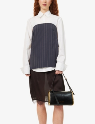 Marc Jacobs Womens Black Scene Small Leather Shoulder Bag In Pattern