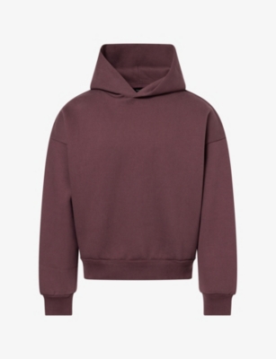 Seventh Mens  V2 Cotton-blend Hoody In Cranberry