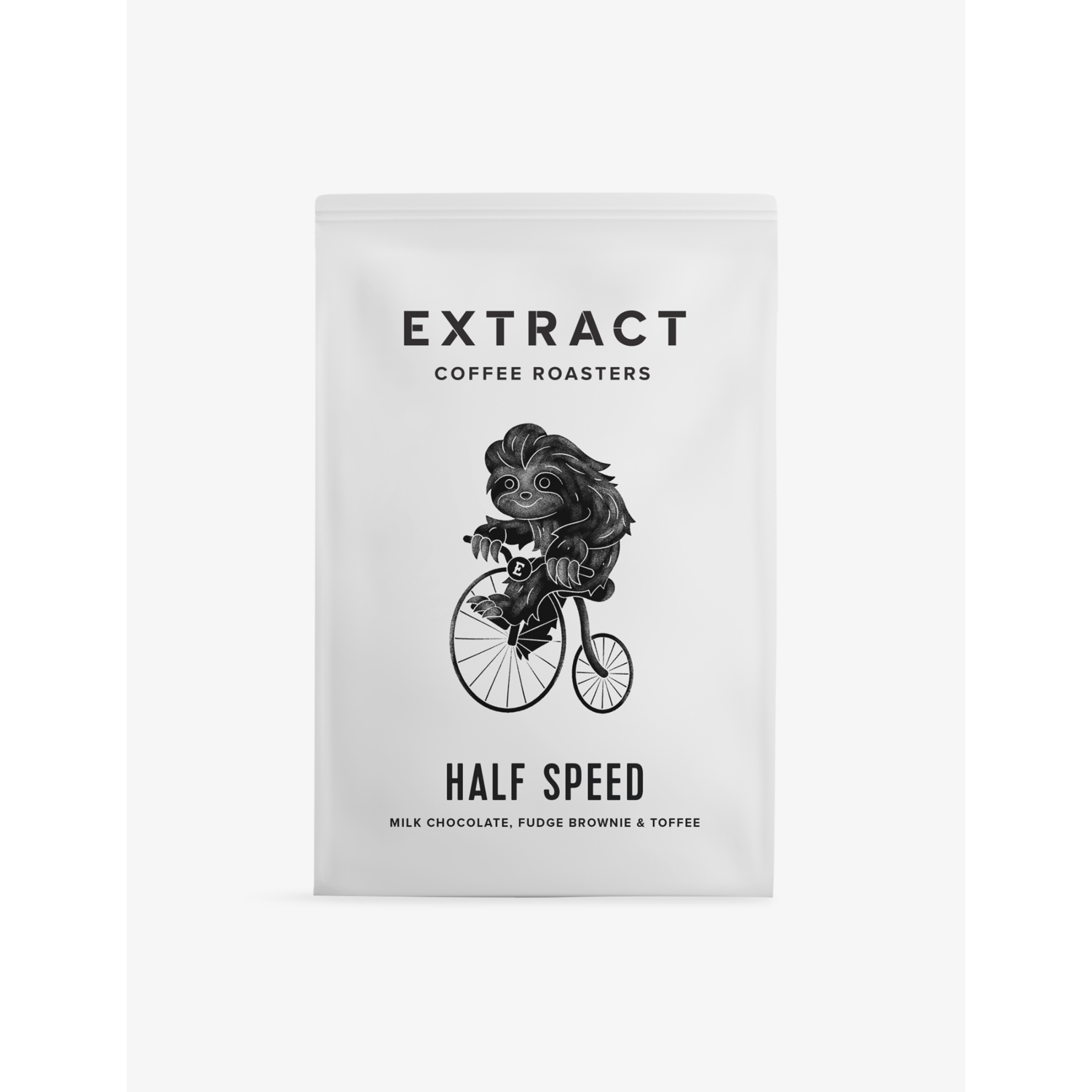 Extract Coffee Roasters Half Speed Milk Chocolate, Fudge Brownie & Toffee Espresso Beans 250g