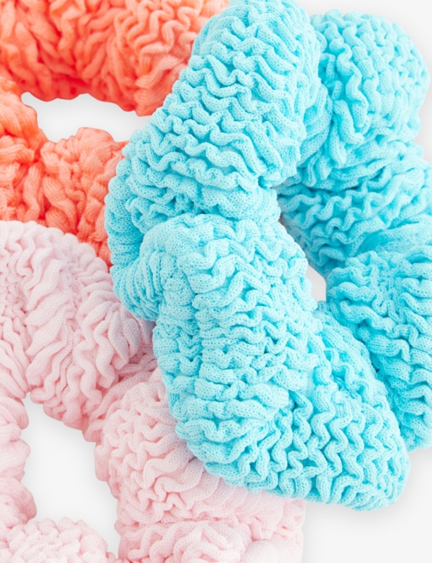 Kids' Pack of Three Stretch-Woven Scrunchies