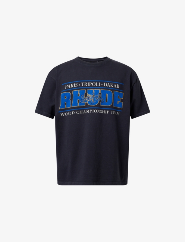 Graphic-Print Oversized Cotton T-Shirt