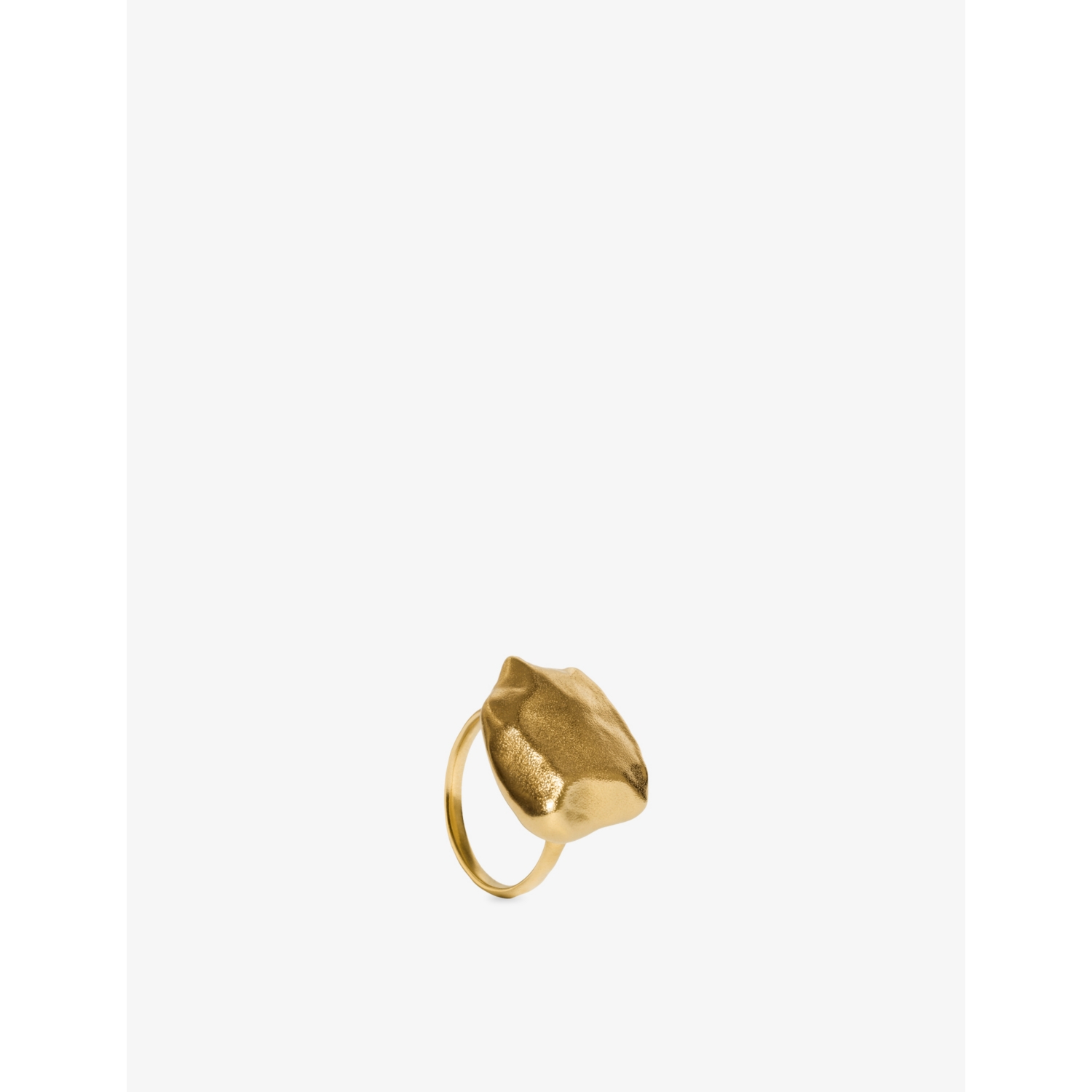 Monica Vinader Fragments Bold 18ct Yellow Gold-Plated Vermeil Sterling Silver Ring