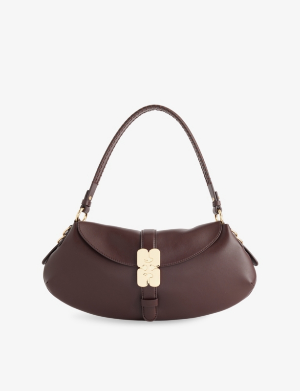 B-Kat Leather Shoulder Bag