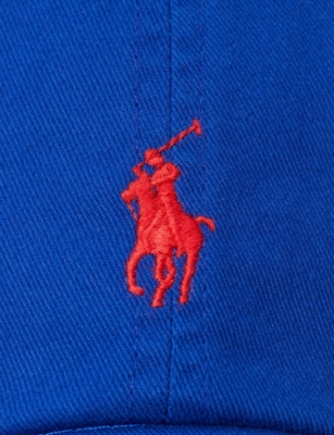 POLO RALPH LAUREN: Logo-Embroidered Cotton Baseball Cap