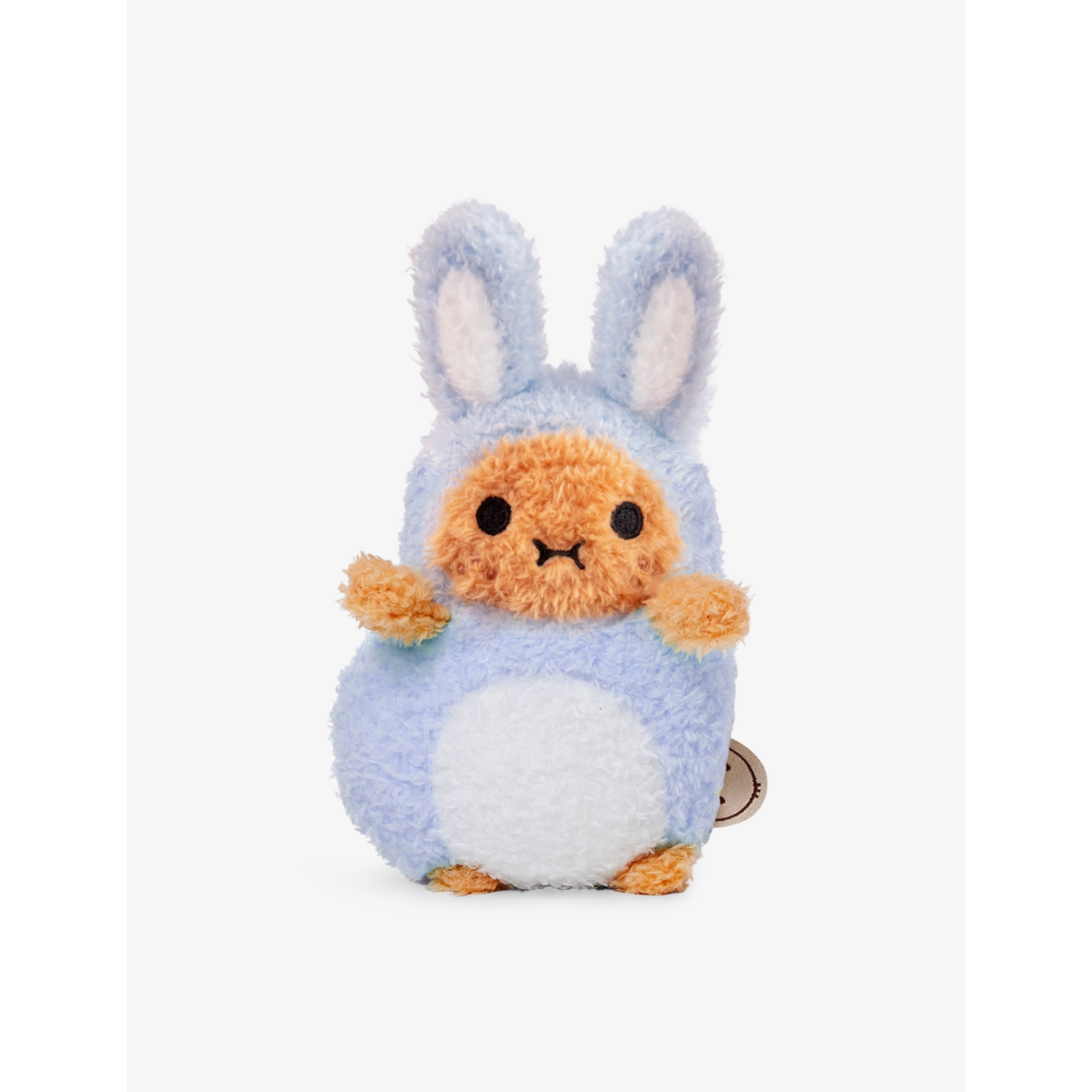 Noodoll Blue Bunny Ricespud Mini Sitting Soft Toy 13cm