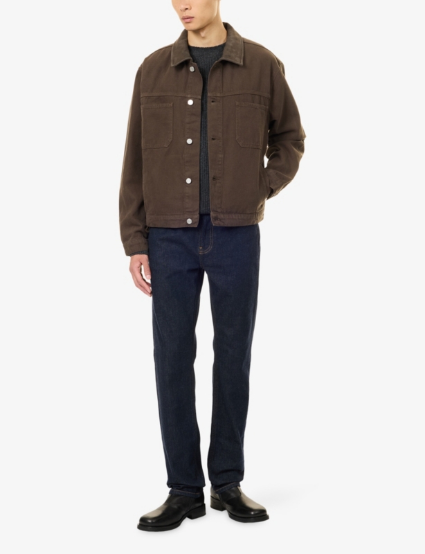 Relaxed-Fit Denim Utility Jacket