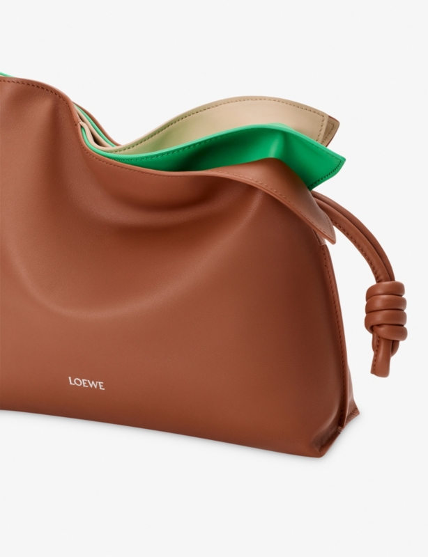Flamenco Layers Leather Clutch Bag