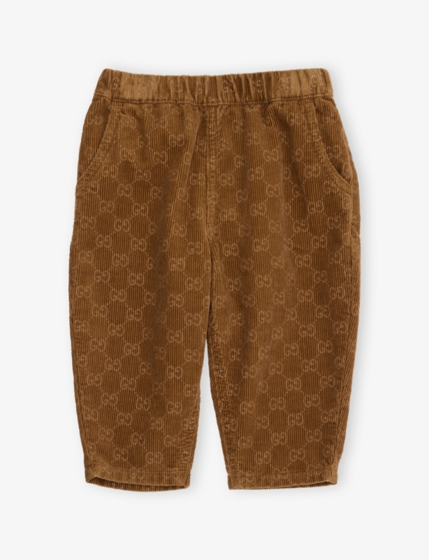Monogram Slip-Pocket Cotton-Corduroy Trousers 12-36 months