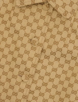 GUCCI: GG Canvas Coat 4-12 Years