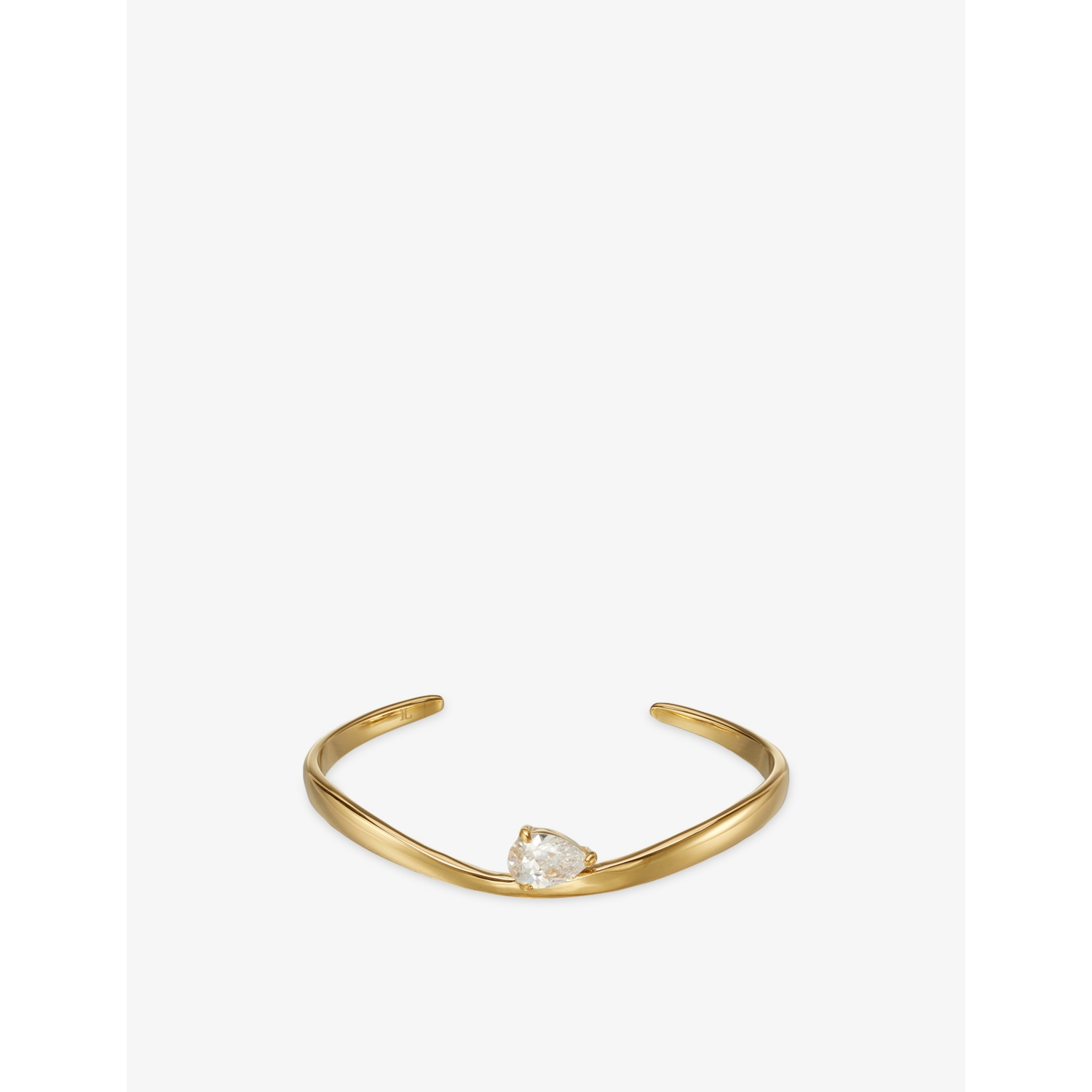 Indigolune Pia Platinum Plated Stainless-Steel Bangle
