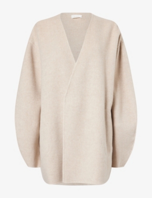 Ruohan Womens Loess Cocoon Open-front Cashmere Jacket Xs