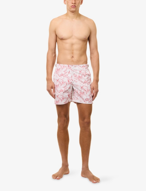 Bulldog Printed Swim Shorts
