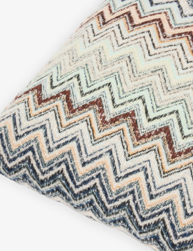 Forest Chevron Jacquard Woven Cushion