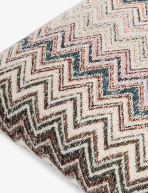 Forest Chevron Jacquard Woven Cushion