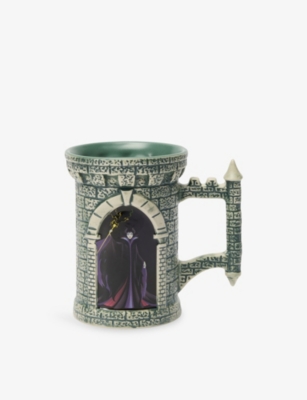 The Disney Store At Selfridges Multi-coloured Maleficent Castle Stoneware Mug