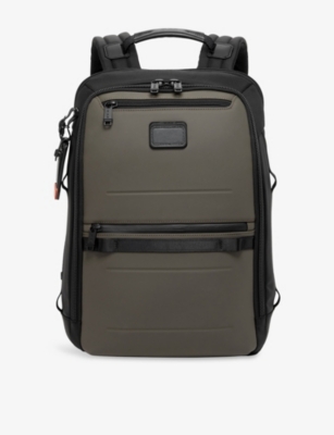 Tumi Womens Terra Brown Alpha Bravo Dynamic Woven Backpack
