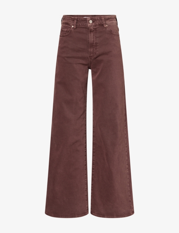 Anessa Wide-Leg Cotton-Stretch Denim Jeans