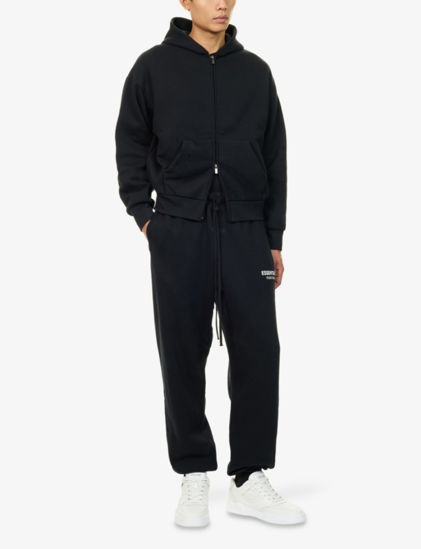 Essentials Classic Zip-Up Cotton-Blend Hoody