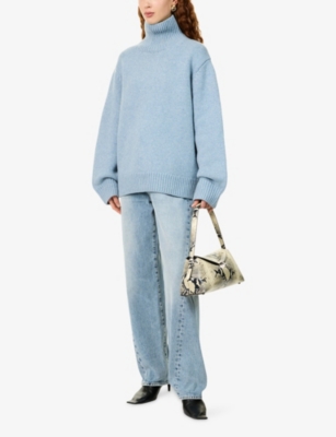 TOTEME: Oversized Turtleneck Lambswool Jumper