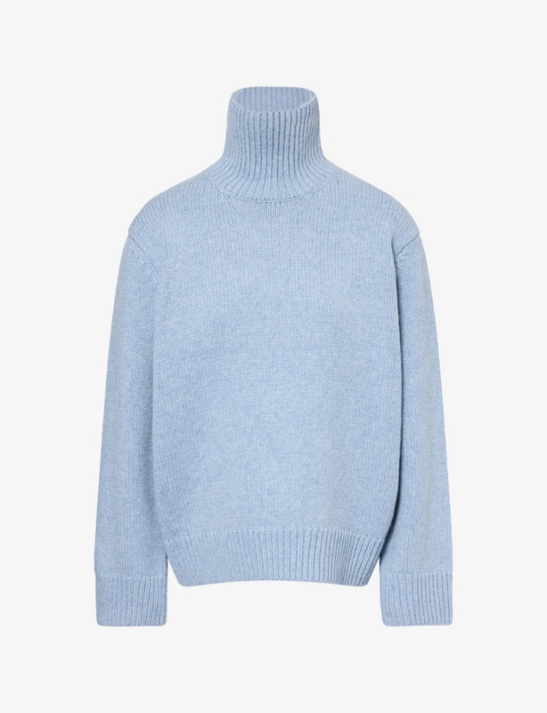 Oversized Turtleneck Lambswool Jumper