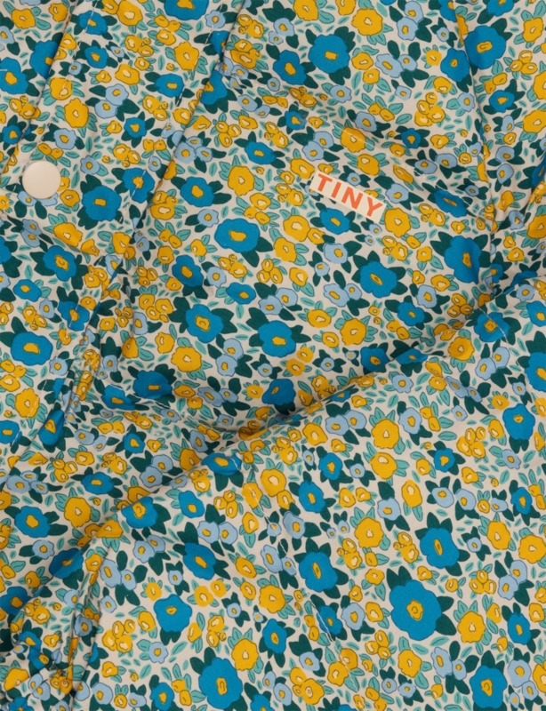 Padded Floral-Print Cotton Shell Jacket 2-10 Years