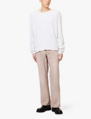 ALEXANDER DIGENOVA: Underground Wide-Leg Denim Jeans