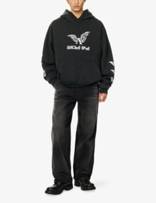 ALEXANDER DIGENOVA: Showroom Graphic-Print Cotton Hoody