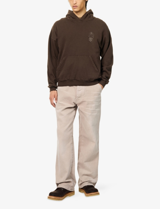 Small Crest Cotton Hoody