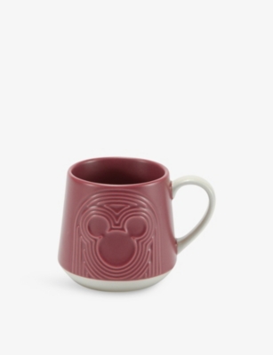 The Disney Store At Selfridges Mickey Mouse Textured Ceramic Mug Multi-coloured