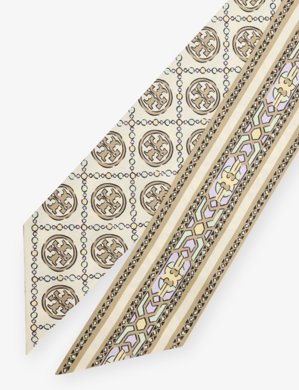 Monogram Deco Ribbon Silk Tie