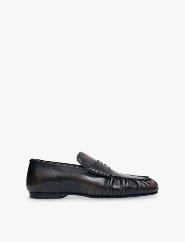Aven Leather Penny Loafers