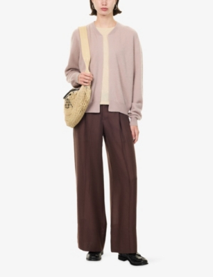 FRENCKENBERGER: Mini Bomber Cashmere Cardigan