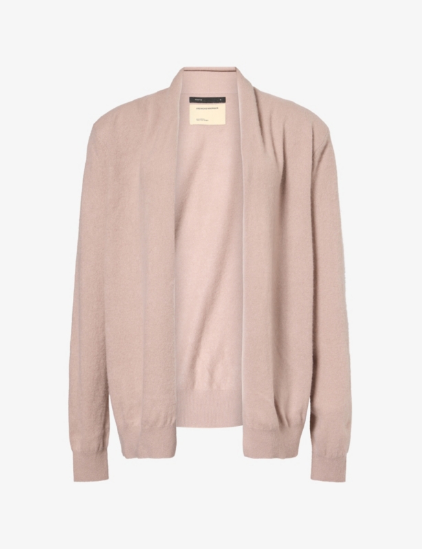 Hamza Open-Front Cashmere Cardigan