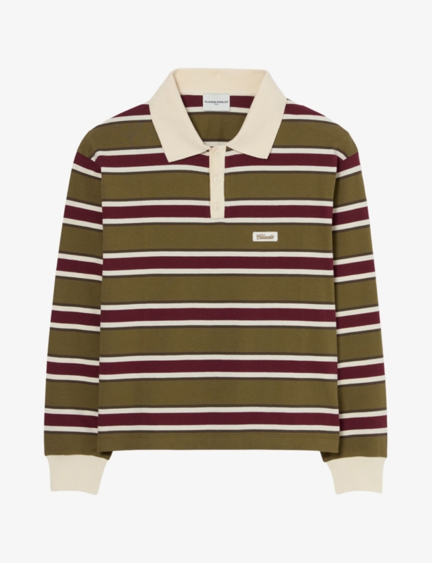 Striped Relaxed-Fit Cotton Polo Shirt