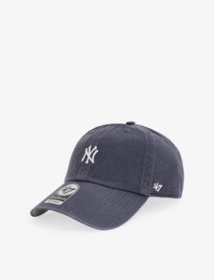 47 Brand Mens '47 Clean Up New York Yankees Base Runner Cotton-twill Baseball Cap Navy