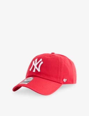 47 Brand Mens '47 Clean Up New York Yankees Cotton-twill Baseball Cap Red