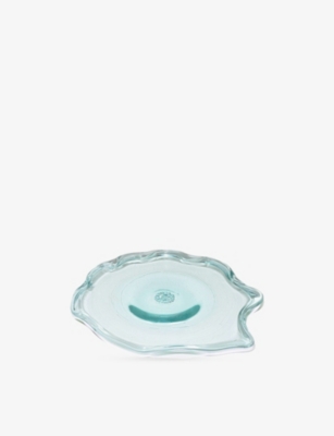 Completedworks Pond Glass Plate 37cm Clear In Green