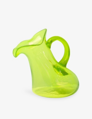Completedworks Thaw Large Glass Jug Acid Green