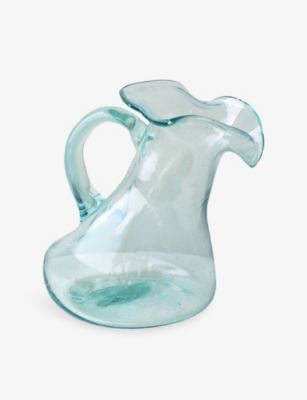 Completedworks Thaw Large Glass Jug Clear In Green