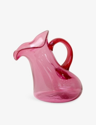 Completedworks Thaw Large Glass Jug Magenta In Pink