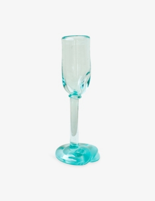 Completedworks Thaw Glass Flute Clear In Blue