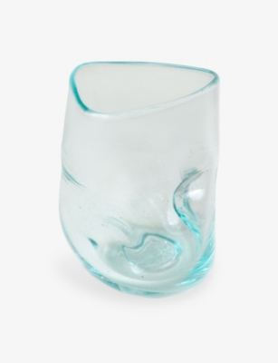 Completedworks Thaw Glass Tumbler Clear In Blue